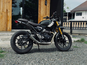 Street Runner slip-on for Speed 400, Scrambler 400x