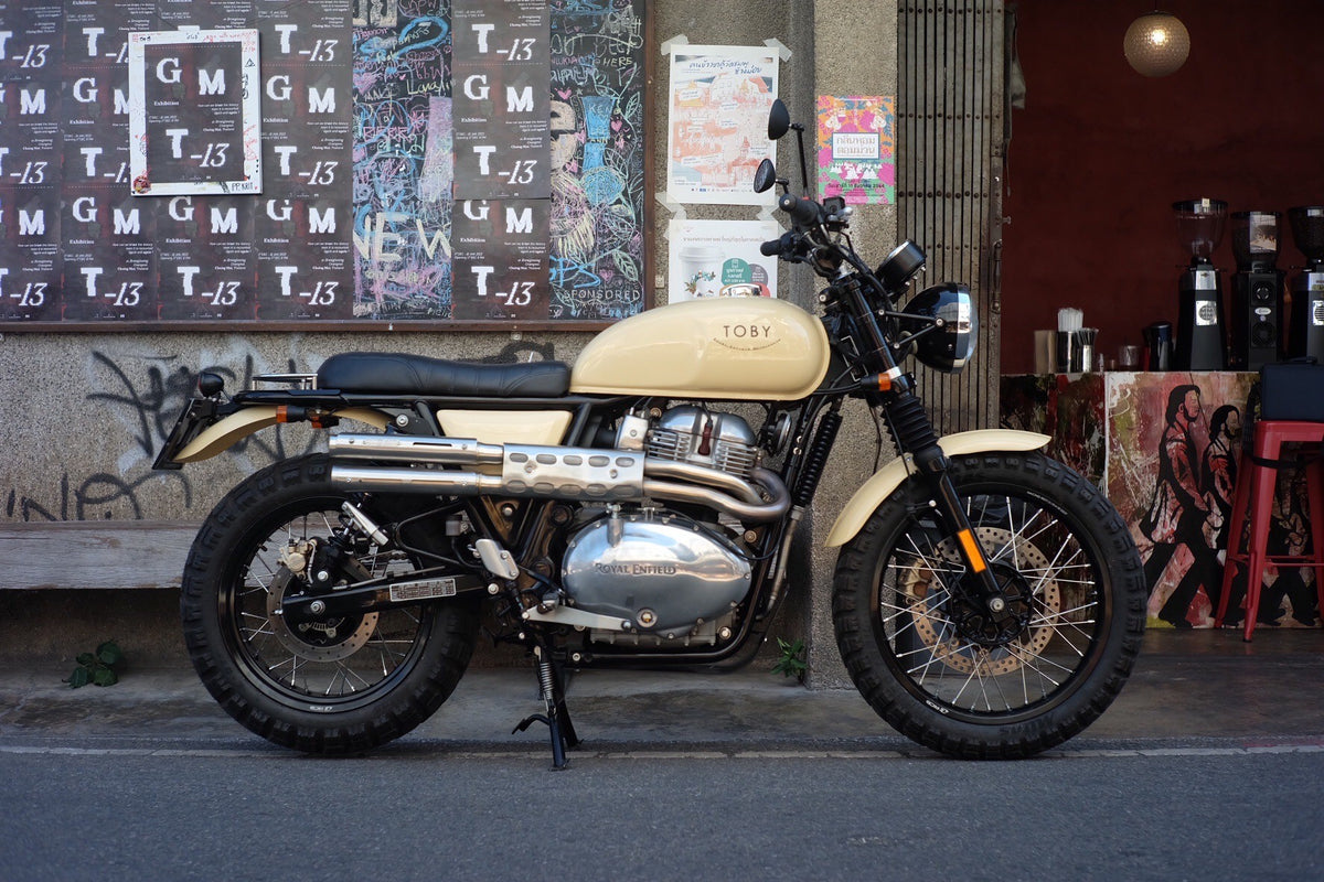 Shotgun full system exhaust scrambler exhaust for interceptor 650