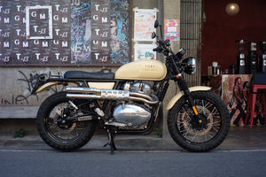 Shotgun full system exhaust scrambler exhaust for interceptor 650